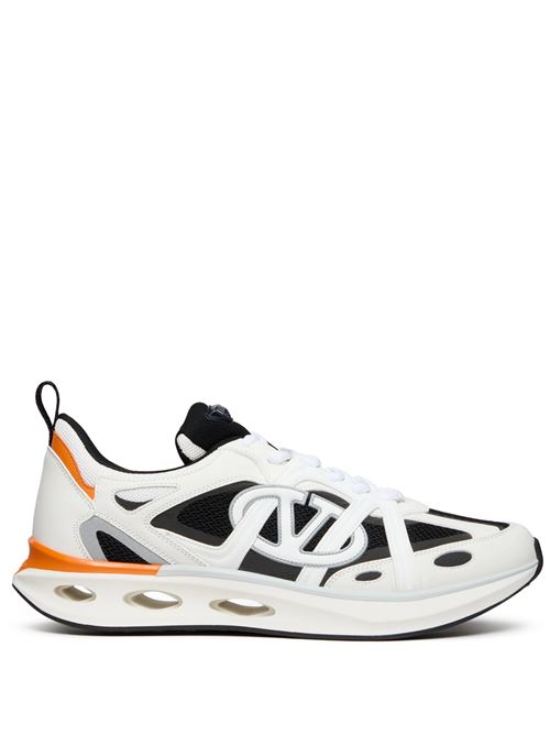 sneakers bianco nero e arancione Valentino Garavani | 5Y2S0I25MCHZH1